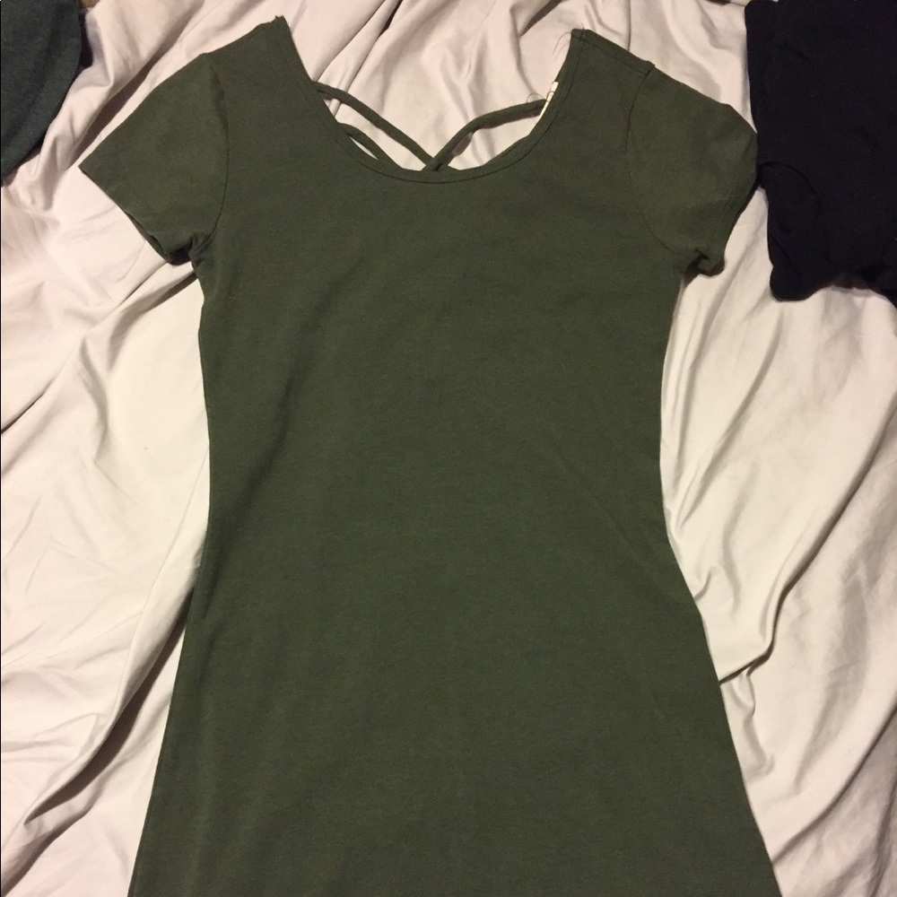 Olive Green Dress
